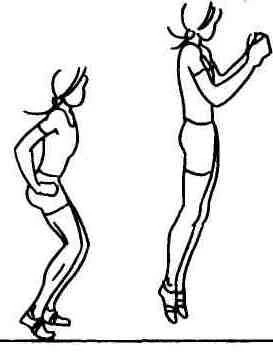 Прыжки на месте.